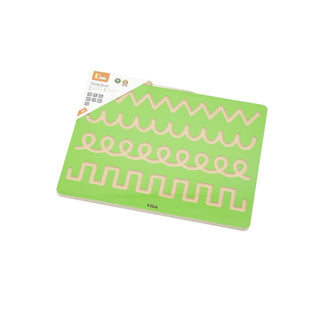 Agrīnās rakstīšanas dēlītis- pārvelc līnijas un rakstus, attīstošs grafomotorikas dēlītis