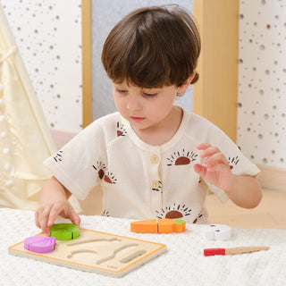 Koka griežamo dārzeņu komplekts