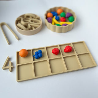 Lielais desmita skaitīšanas rāmis 10 frame matemātikas apguvei