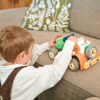 Transportlīdzekļu STEM konstruktors 164 elementi