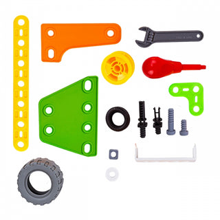 Transportlīdzekļu STEM konstruktors 164 elementi