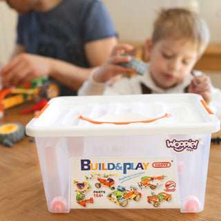 Transportlīdzekļu STEM konstruktors 164 elementi