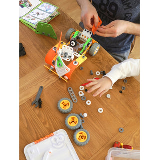 Transportlīdzekļu STEM konstruktors 164 elementi