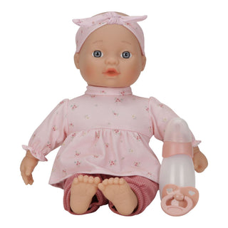 Baby doll Lilly with pacifier and bottle, 36 cm Little Dutch