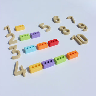 Varavīksnes eko ķieģeļi, 60 gab spēļu ķieģeļi sensorajām rotaļām bērniem Rainbow Eco bricks