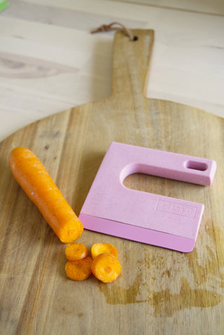 Drošs nazis bērniem- Pirmais virtuves Montessori nazis bērniem no 2 gadu vecuma, Orchid Rose SKÅGFÄ KLYV First Kids Knife