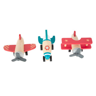 Pull-back airplane set of 3