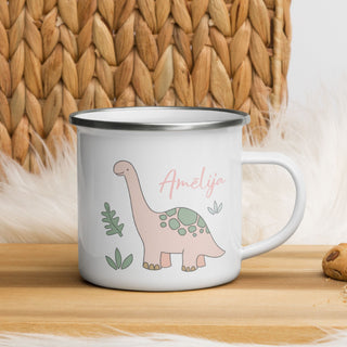 Personalised cup for children - dinosaur nr 1