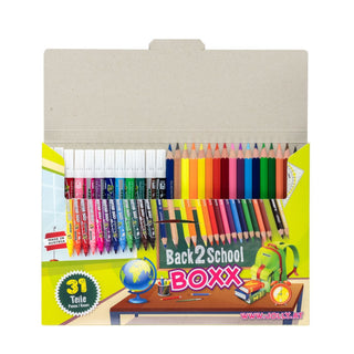 Pencils and markers set- Back 2 School Boxx, made in Austria
