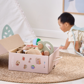 Attīstošo rotaļlietu komplekts mazuļiem 6-12 mēneši, 6in1, Grow With Me Box