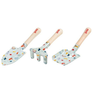 Gardening tool set for kids 3 pcs, wooden, Goki