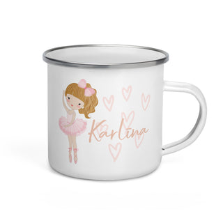 Personalised cup for children - with ballerina nr 1