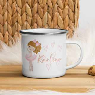 Personalised cup for children - with ballerina nr 1