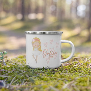 Personalised cup for children - with ballerina nr 2