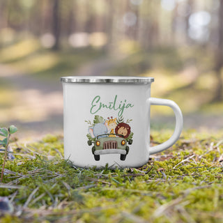 Personalised cup for children - Safari nr 1