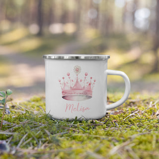 Personalised cup for children - princess crown