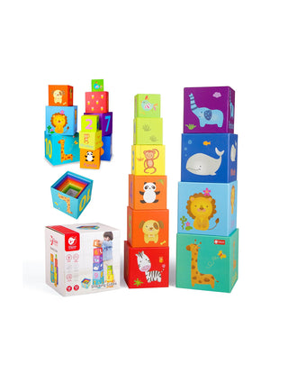 Lielais kraujamais kubu tornis ar dzīvniekiem