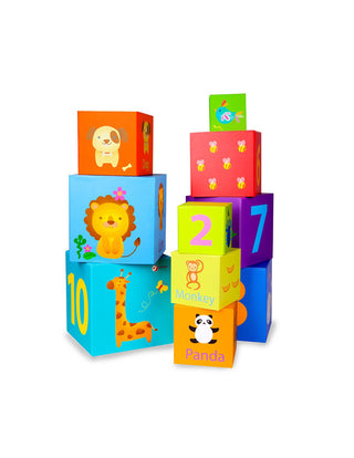 Lielais kraujamais kubu tornis ar dzīvniekiem