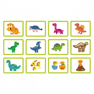 Dinozauri- magnētiskā spēle, tāfele ar kartiņām
