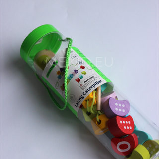 Threading bead set Caterpillar- learn to count