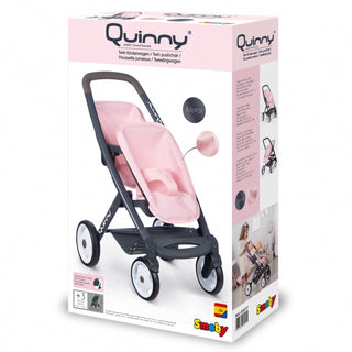 Maxi Cosi Quinny pink twin doll stroller with reversible direction