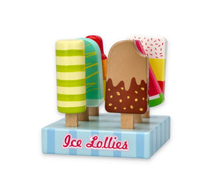 Wooden ice cream set