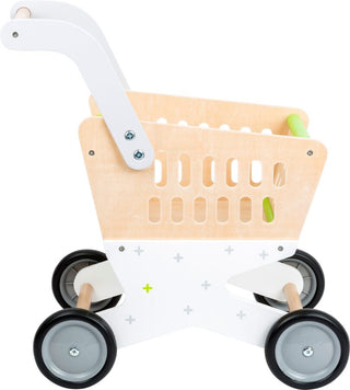 Toy wooden shopping trolley Trend