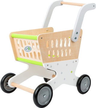 Toy wooden shopping trolley Trend