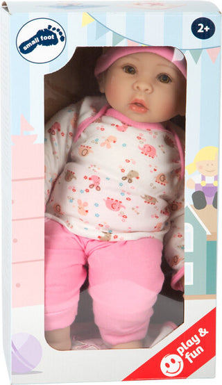 Hannah baby doll with blanket and pacifer