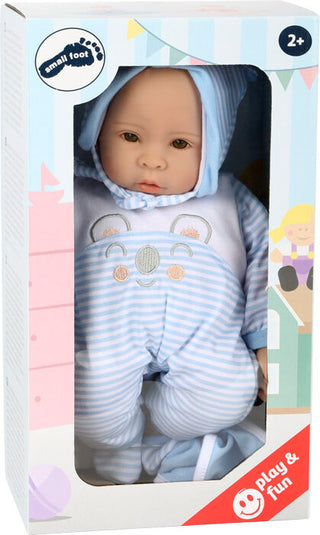 Lucas baby doll with pacifier and clothes