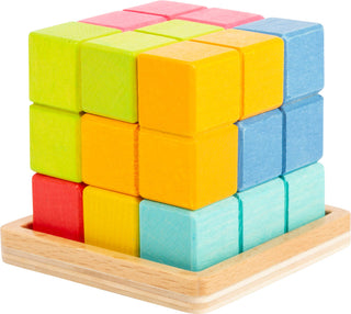 3D geometric shapes puzzle cube