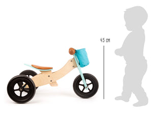 Maxi Balance bike/tricycle 2-in-1 Turquoise