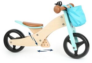 Balance bike/tricycle 2-in-1 Turquoise
