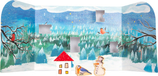 Advent calendar Winter Forest with wooden toys