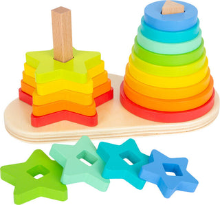 Rainbow shape fitting puzzle