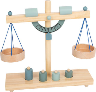 Toy wooden scale with weights Little Market