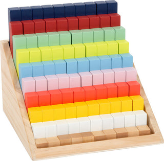 XL Maths Counting Sticks Educate - 100 wooden sticks and base