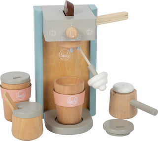 Toy wooden coffee machine Tasty