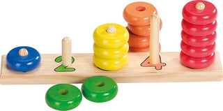 Learn to count with  wooden rings, Goki