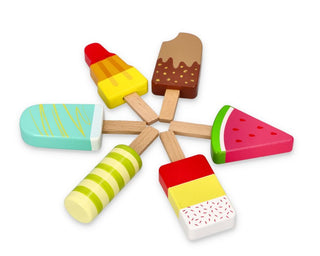 Wooden ice cream set