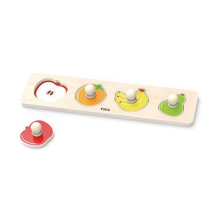 Wooden puzzle with handles/ peg puzzle Fruits