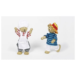 Flexible Bears changing box - flexible doll bears Benna and Bennoh with clothes