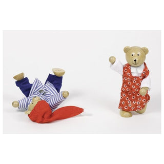 Lokano Lāču pārģērbšanās kaste- lokāmās lelles lāči Benna un Bennoh ar apģērbiem