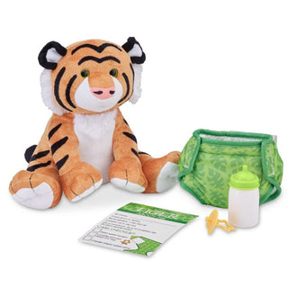 Baby Tiger soft toy with accessories
