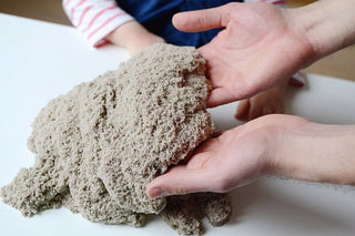 Kinetic sand 1 kg, natural color