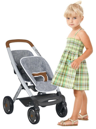 Maxi Cosi Quinny Felt twin doll stroller with reversible direction of travel
